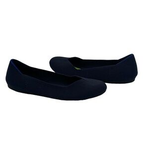 Rothy’s Blue Round Toe Slip On Flats Size 7 Women’s
